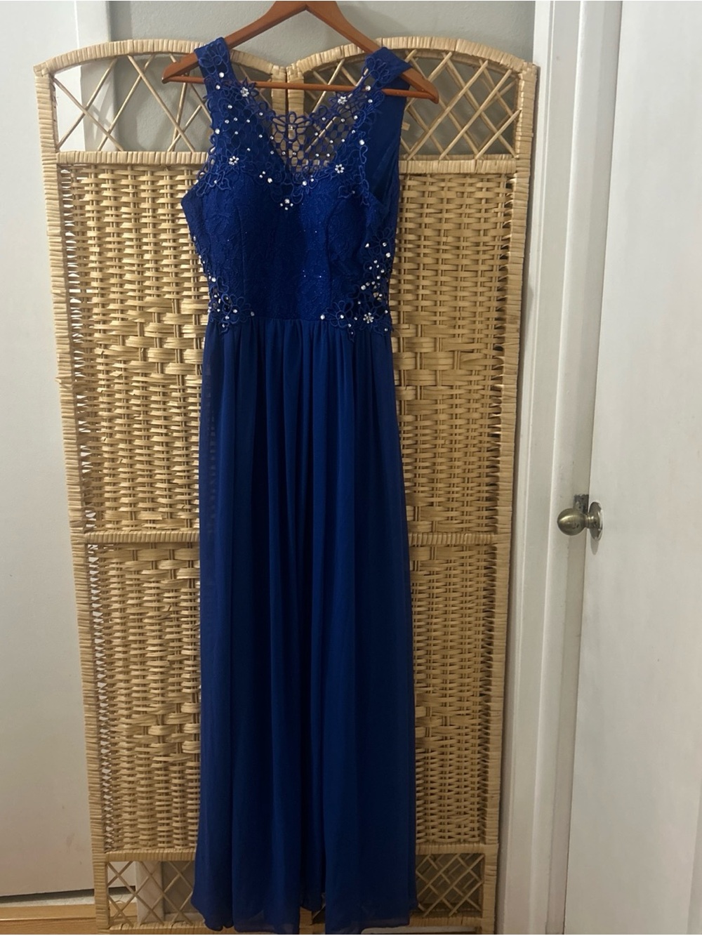 NWT City Triangle Junior Royal Blue Formal Long Dress Size 11